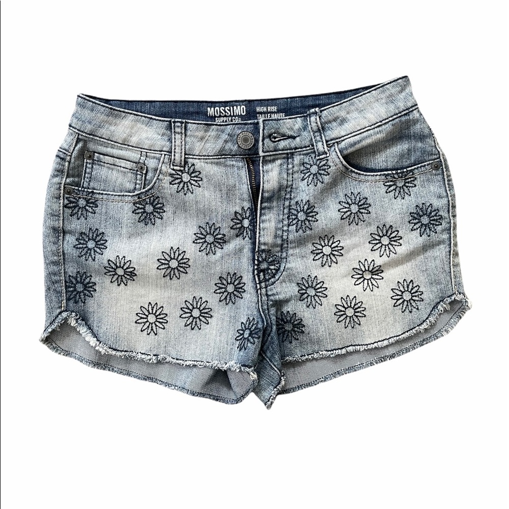 Mossimo Flower Print Juniors Shorts